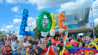 Stockholm pride 2023  Parade  Stockholm Sweden 🇸🇪 [upl. by Maurise27]