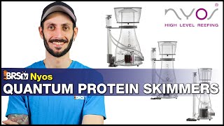 Nyos Quantum Protein Skimmer A crystal clear skimmer for crystal clean reef tank [upl. by Ahsinyd]