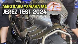 MOTOGP  DETAIL AERO BARU YAMAHA M1 JEREZ TEST 2024  tmcblog [upl. by Stav]