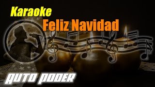 Feliz Navidad  Karaoke [upl. by Adolfo]