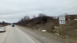 Sheboygan WI I43 Wisconsin with real truck horn [upl. by Fredela]