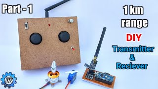 How to make transmitter and receiver at home  for Drone  rc plane  and  rc car  Part 1 [upl. by Aisauqal630]