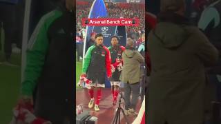 UCL bench cam arsenal AFC football [upl. by Cris607]