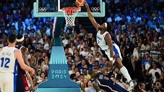 LeBron James Dunked On Frances Guerschon Yabusele Posterizes USA Star in Olympic Highlight 🚀 [upl. by O'Malley]