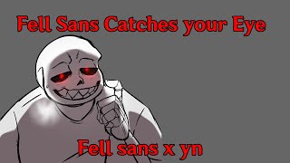 Fell Sans Catches your eye  Underfell Comic Dub [upl. by Mahsih]