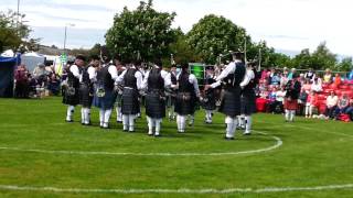 Portavogie Pipe Band  Newtownards 2014 [upl. by Burnight]