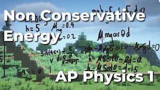 NonConservative Energy amp Forces  AP Physics 1 [upl. by Enamrahs]