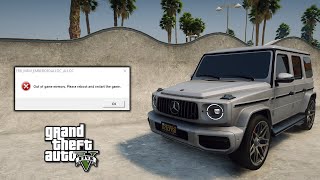 How to FIX error in GTA 5  Out of game memory  ERRMEMEMBEDDEDALLOCALLOC [upl. by Paviour]