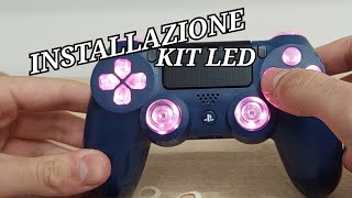 Installazione Kit LED Joypad PS4 [upl. by Ttik]