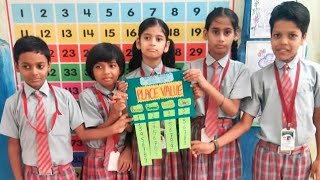 Place Value Chart Maths project [upl. by Sim685]