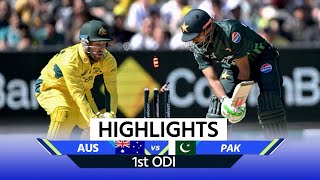 AUS vs PAK 1st ODI Highlights Australia vs Pakistan 1st ODI Match Highlights Pat Cummins [upl. by Aral]