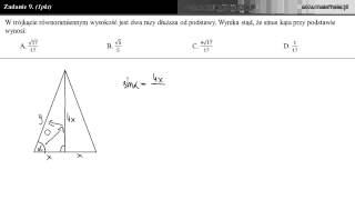 Zadanie 9  Matura próbna 21112012 [upl. by Tamer]