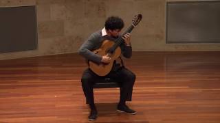 Guido Santorsola  Sonata no 4 mvt I Allegro Energico Josh Moore  Guitar [upl. by West]