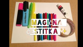 DIY Magična čestitka ✨💫 [upl. by Nnyloj]