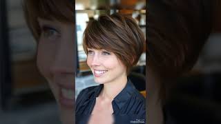 Stylish Short Bob Haircuts with Bangs A Modern Twistquot [upl. by Dionis]