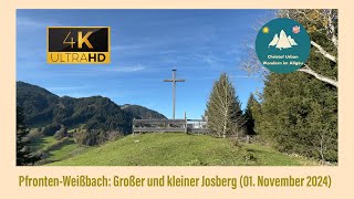 PfrontenWeißbach Großer und kleiner Josberg 01 November 2024 [upl. by Sisco702]