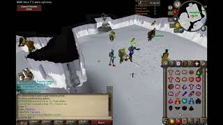 Getting Crashed for bandos tassets Osrs [upl. by Nylkcaj352]