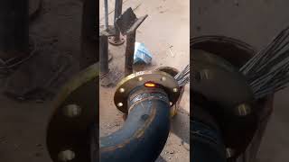 Steel Pipe Welding Flange process [upl. by Eiser]