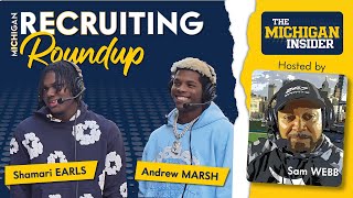 Recruiting Roundup  Andrew Marsh and Shamari Earls stop by the Countdown to Kickoff [upl. by Toomay131]