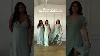 Mix and Match Green Bridesmaid Dresses azazie bridesmaidfashion bridesmaiddresses wedding bride [upl. by Kora]