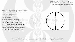 ICT Forex  Trade Psychology amp Effective Journaling [upl. by Oluas275]