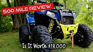 Is The Scrambler Worth 18000 500 Mile Review Let Er Rip SXS Polaris Scrambler [upl. by Castillo]