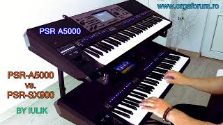 YAMAHA PSR A5000 VS SX900 [upl. by Camilo]