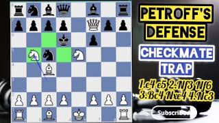 Petroffs Defense  Checkmate Trap [upl. by Brian]