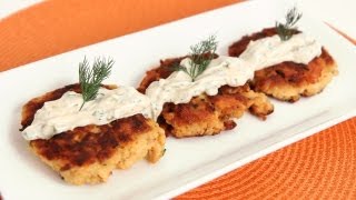 Salmon Cakes Recipe  Laura Vitale  Laura in the Kitchen Episode 573 [upl. by Jp]