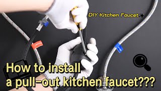 How to Install a PullOut Kitchen Faucet  DAYONE Guided Installations faucetInstall kitchenfaucet [upl. by Labana]