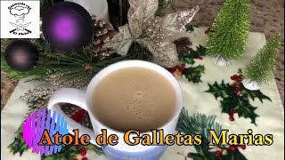 Atole de Galletas Marias [upl. by Dunston754]