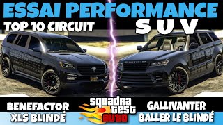 GALLIVANTER BALLER LE BLINDÉ vs BENEFACTOR XLS BLINDÉ GTA ONLINE Essai performance [upl. by Anreval7]