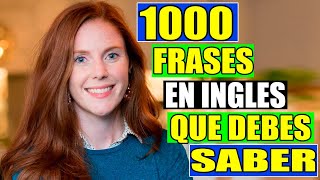 MEMORIZA Estas 1000 PALABRAS y Podrás CONVERSAR en INGLES Voz Inglés y Español [upl. by Aurie]