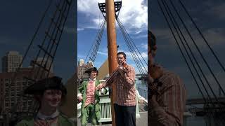 Scottish dance tune on the Boston Tea Party Ship boston revolutionarywar fiddletunes fiddler [upl. by Maghutte]