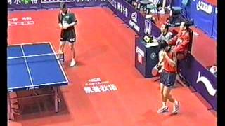 JO Waldner vs Ma Lin Set 1 [upl. by Anelac]