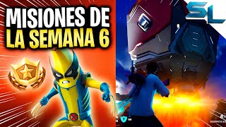 Como COMPLETAR TODAS las MISIONES DE LA SEMANA 6 TEMPORADA 4 CAPITULO 5 ALERTA DOOM FORTNITE [upl. by Aivato36]