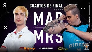 MAD LIONS EC vs MOVISTAR RIDERSSuperliga Orange League of LegendsPartido 3 Cuartos PLAYOFFS [upl. by Jessa]