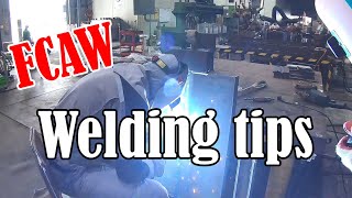 Welding tips 1  FCAW  Welding manual [upl. by Maccarone835]