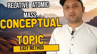 Relative atomic mass easy method [upl. by Sinoda]