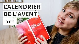 UNBOXING  calendrier de lavent OPI 2020 [upl. by Debora679]