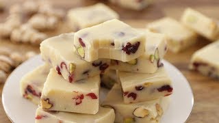 White Chocolate Fudge Recipe [upl. by Kaia]