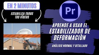 Cómo ESTABILIZAR un VÍDEO  Adobe Premiere Pro Tutorial [upl. by Nahtanoy369]