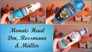 Monats Haul  Dm Rossmann amp Müller  FranzisPflegeKiste [upl. by Orofselet]