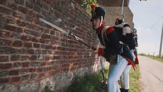 Battle of Waterloo Reenactment  French Soldiers attack  Event video [upl. by Minna7]