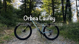 Orbea Laufey H30 2024  First Trail Ride [upl. by Notpmah302]