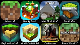 Minecraft Blocky Craft Mini Block Craft Gun Crafter Exploration Craft World Craft Building [upl. by Agon]