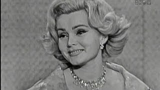 Whats My Line  Zsa Zsa Gabor Alan King panel Jul 24 1960 [upl. by Zetrac]