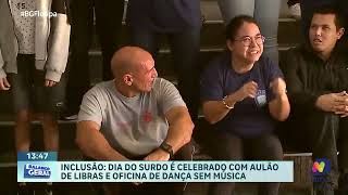 Dia do Surdo aulas de LIBRAS e dança sem música celebram inclusão em São José [upl. by Linda]