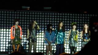 Fancam 120208 Music Bank Paris Bercy  Tara 티아라 full performance LoveyDovey etc [upl. by Lahcym531]