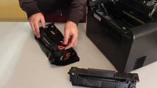 How To Replace Toner Cartridge CE278ACRG128 To HPCanon Printers [upl. by Tomkiel]